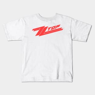 ZZ top logo music Kids T-Shirt